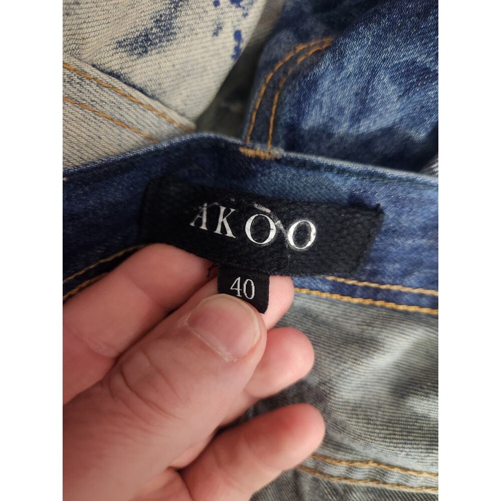 Akoo jeans men's 40 x 33 - Picture 3 of 5